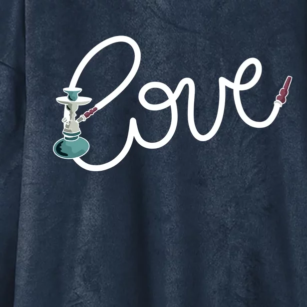 Hookah Love Hooded Wearable Blanket