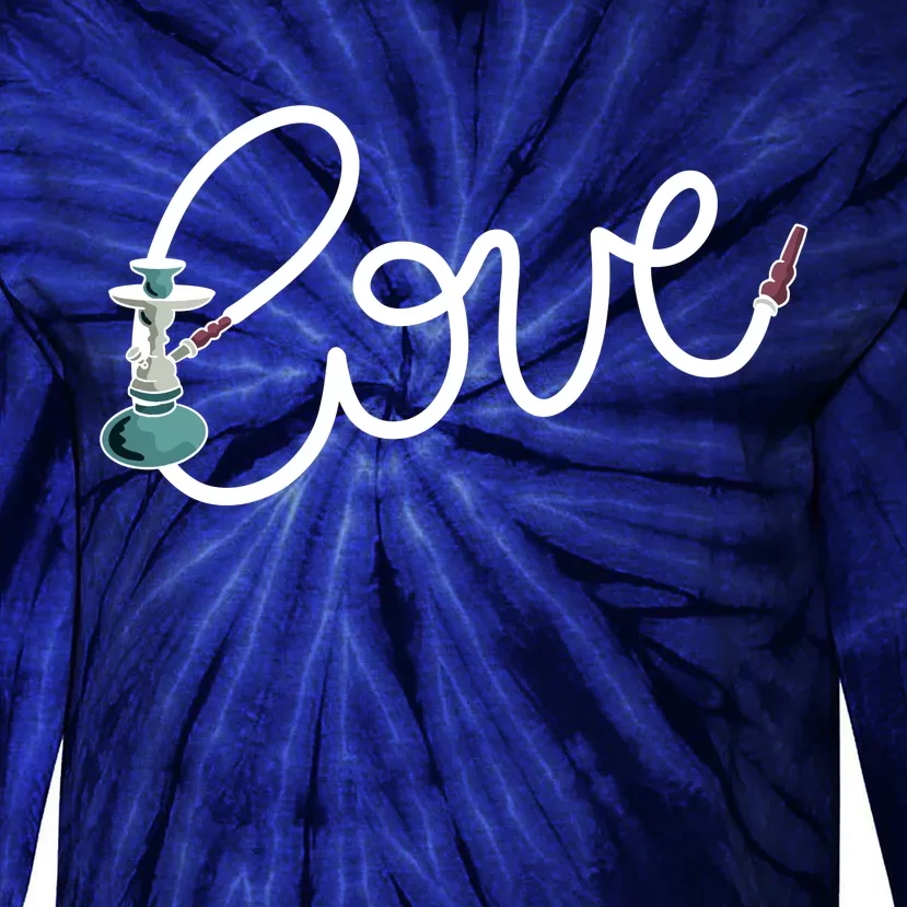 Hookah Love Tie-Dye Long Sleeve Shirt