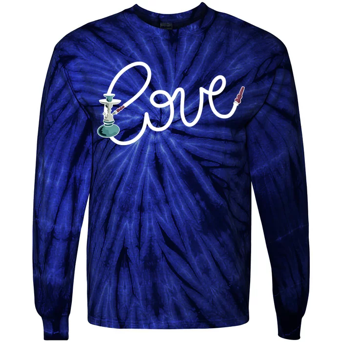 Hookah Love Tie-Dye Long Sleeve Shirt