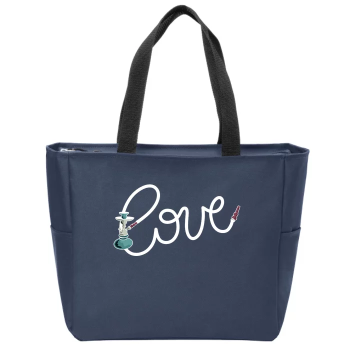 Hookah Love Zip Tote Bag