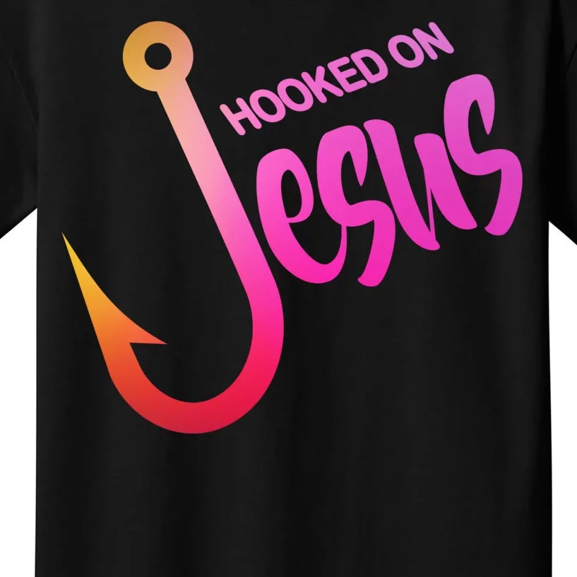 Get Hooked on Jesus Tee Funny Fishing Jesus T-Shirt - Depop