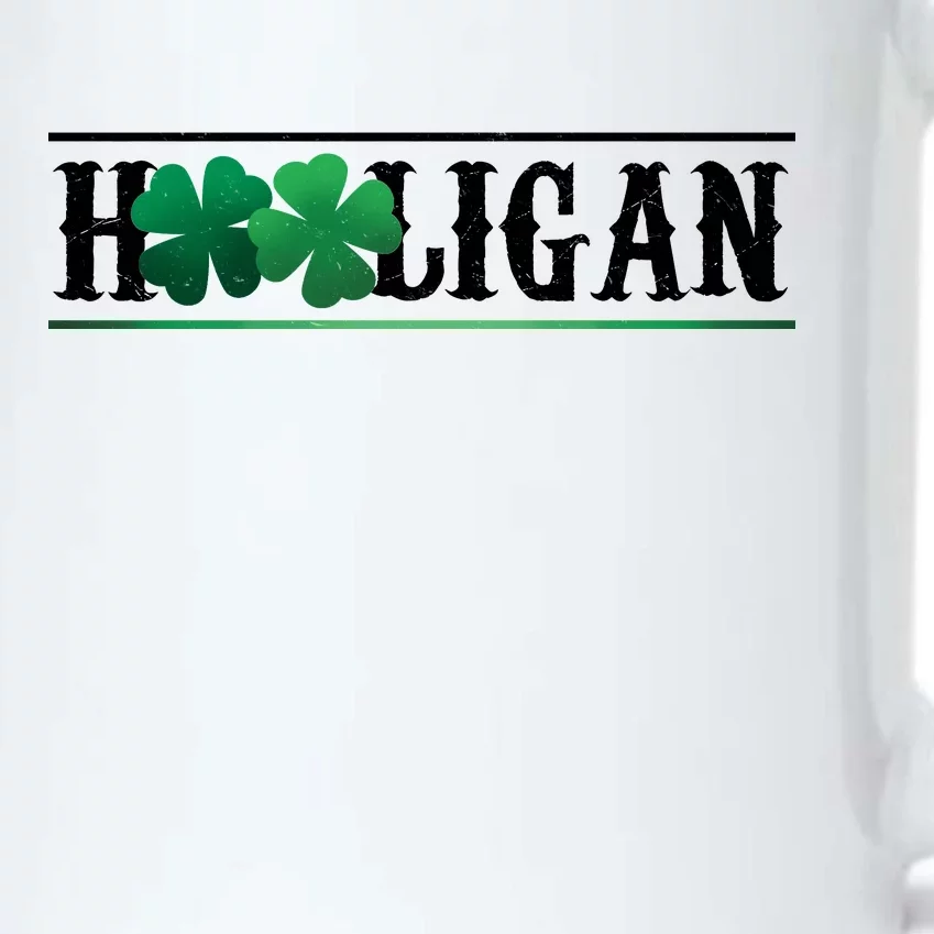 Hooligan Irish Clover St. Patrick's Day Black Color Changing Mug