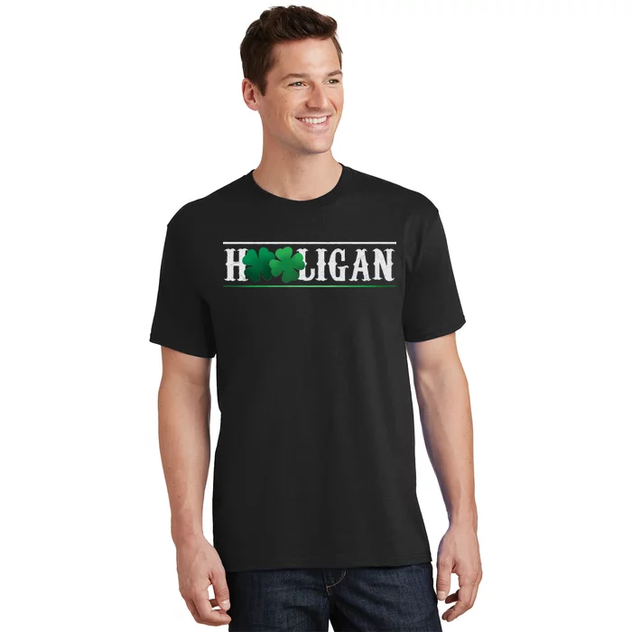 Hooligan Irish Clover St. Patrick's Day T-Shirt