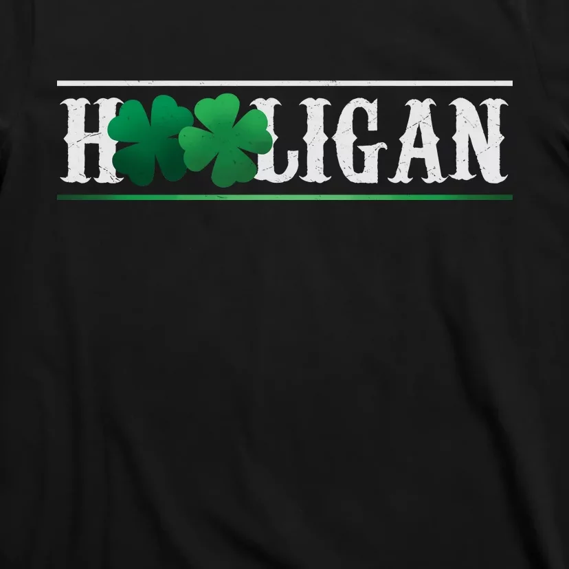 Hooligan Irish Clover St. Patrick's Day T-Shirt