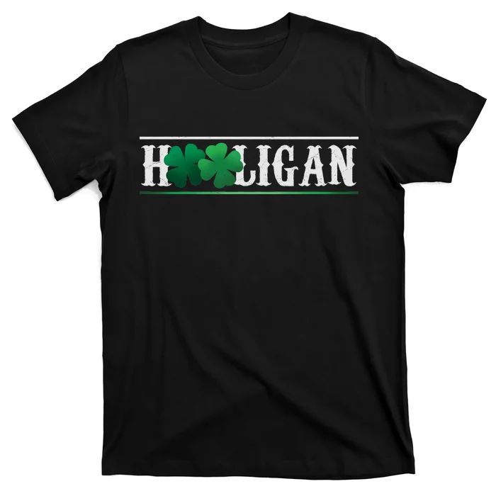 Hooligan Irish Clover St. Patrick's Day T-Shirt