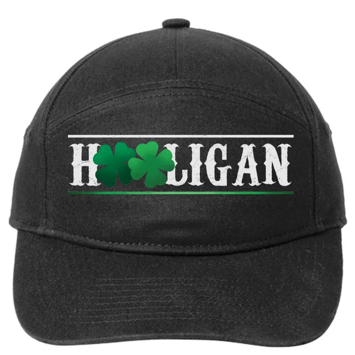 Hooligan Irish Clover St. Patrick's Day 7-Panel Snapback Hat