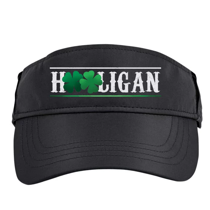 Hooligan Irish Clover St. Patrick's Day Adult Drive Performance Visor