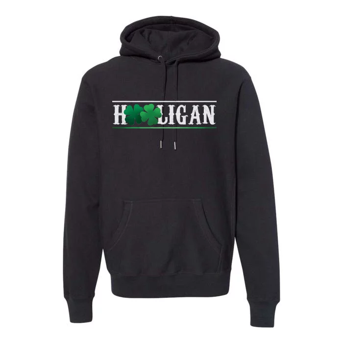 Hooligan Irish Clover St. Patrick's Day Premium Hoodie