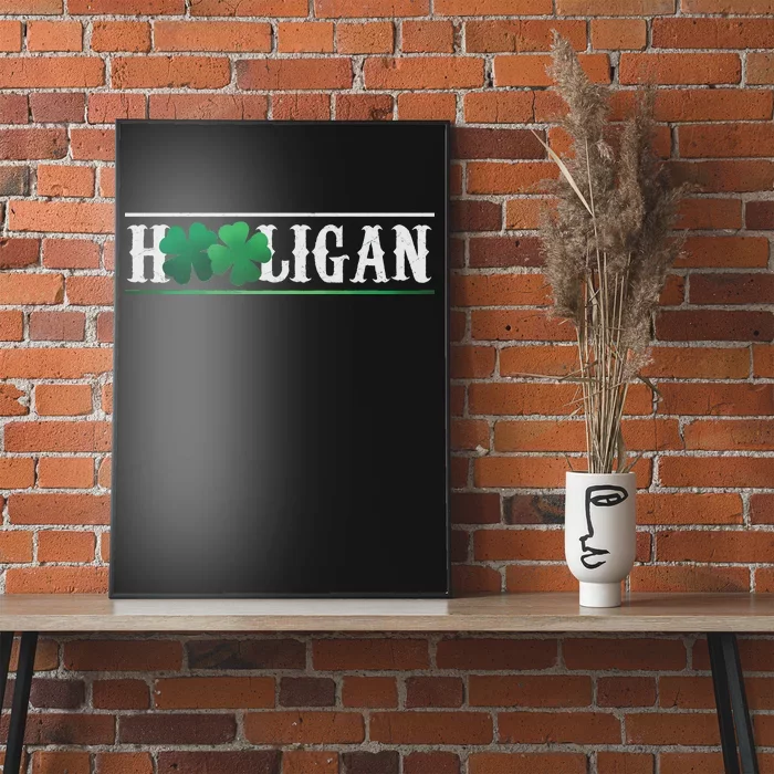 Hooligan Irish Clover St. Patrick's Day Poster