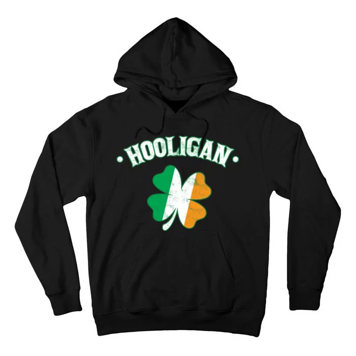 Hooligan Shamrock Ireland Flag Tall Hoodie