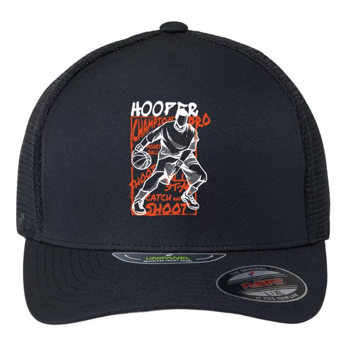 Hooper Basketball Pro Flexfit Unipanel Trucker Cap