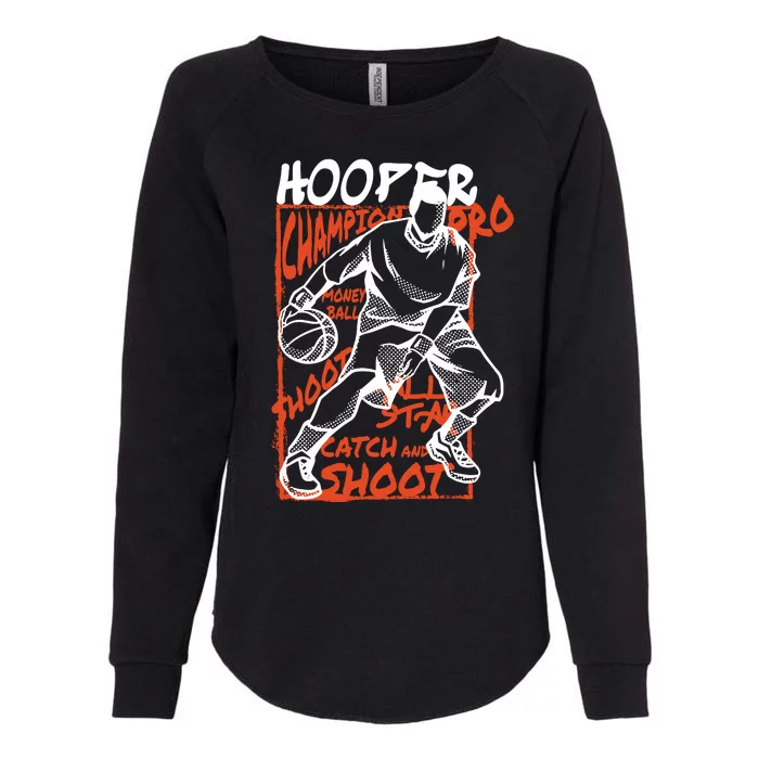 Hooper Basketball Pro Womens California Wash Sweatshirt