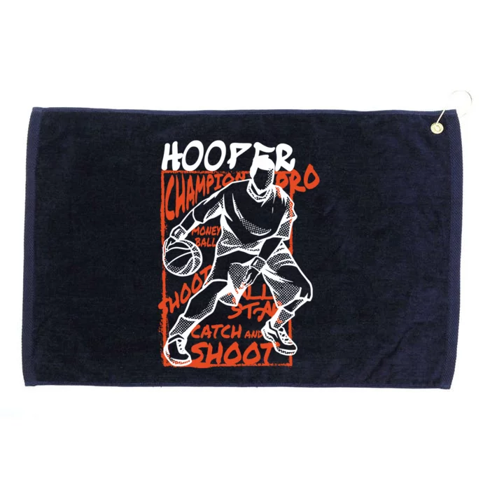 Hooper Basketball Pro Grommeted Golf Towel