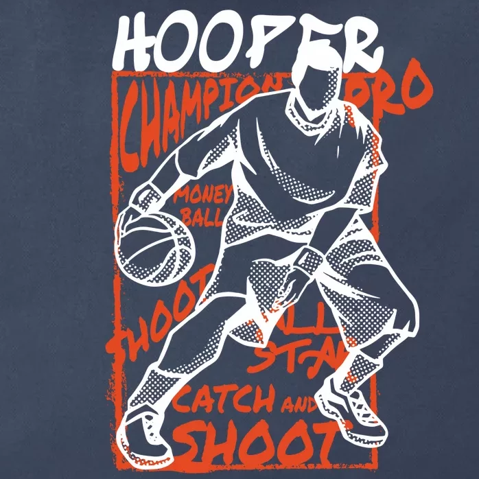 Hooper Basketball Pro Zip Tote Bag