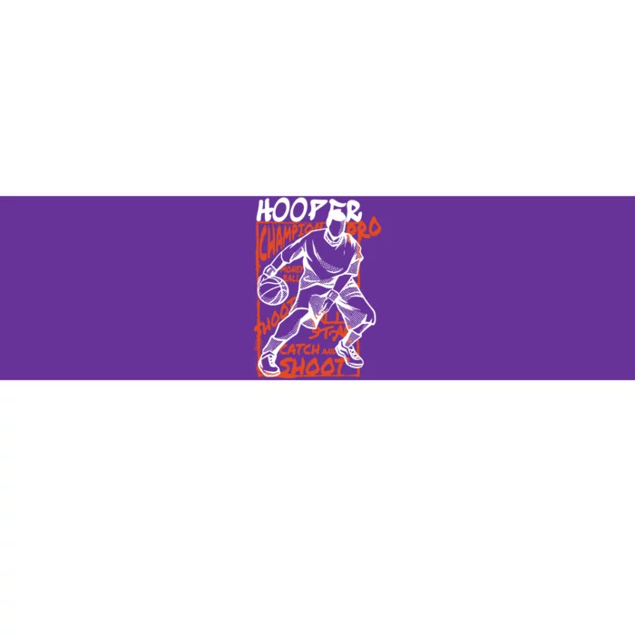 Hooper Basketball Pro Bumper Sticker