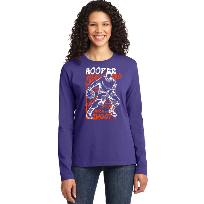 Hooper Basketball Pro Ladies Long Sleeve Shirt