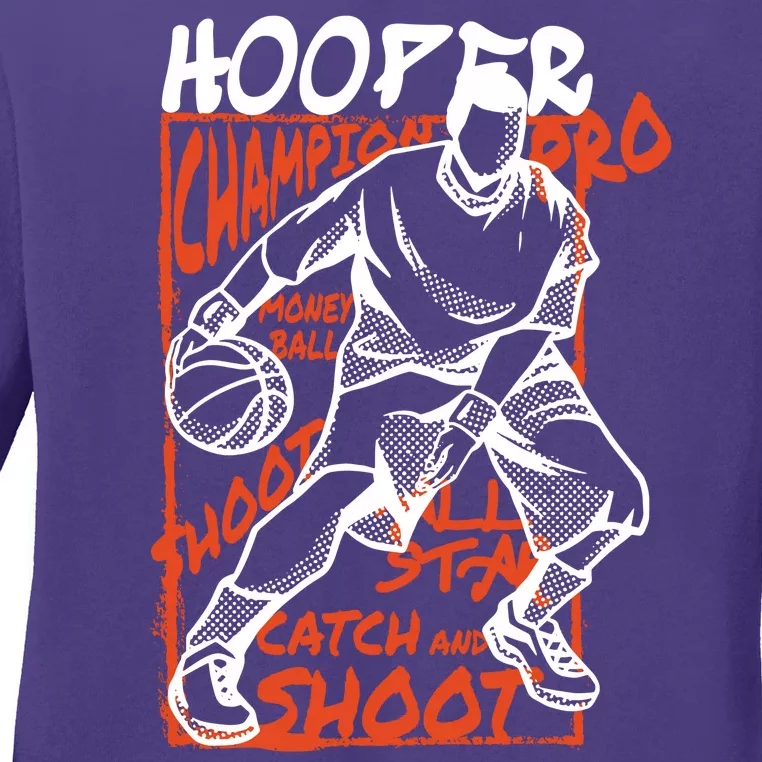 Hooper Basketball Pro Ladies Long Sleeve Shirt