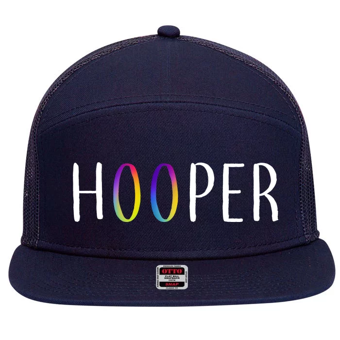 Hooper Hula Hoops 7 Panel Mesh Trucker Snapback Hat