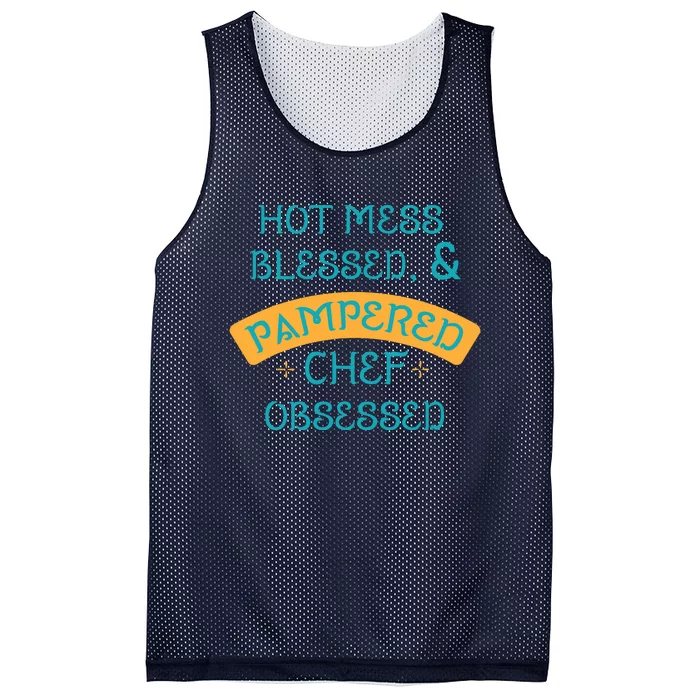 Hot Obsessed Pampered Chef Cook T Mesh Reversible Basketball Jersey Tank