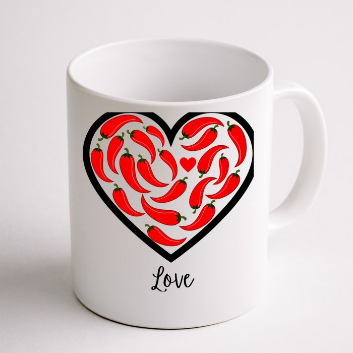 Heart Of Peppers Front & Back Coffee Mug