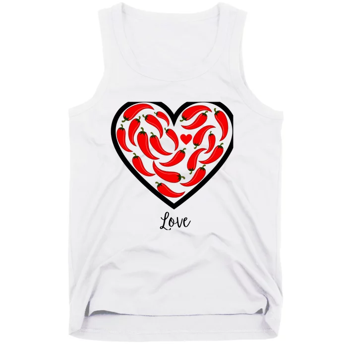 Heart Of Peppers Tank Top