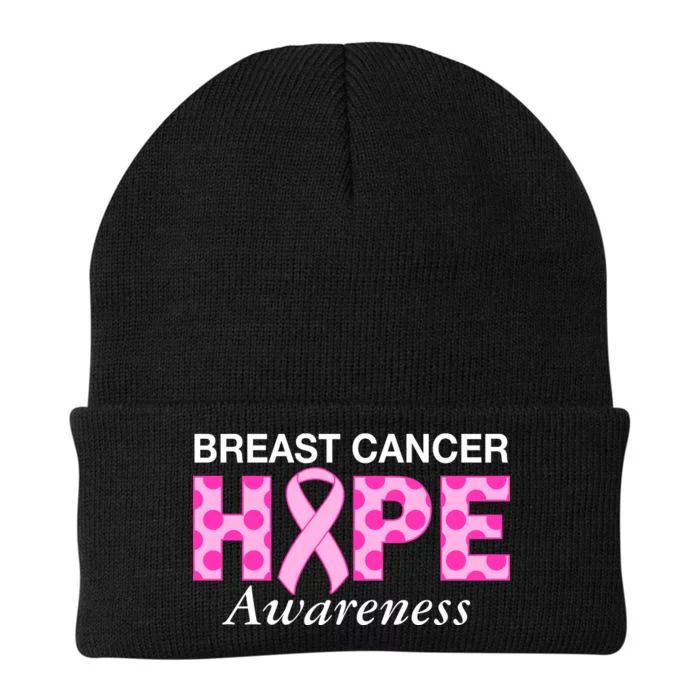 Hope Breast Cancer Awaraness Knit Cap Winter Beanie