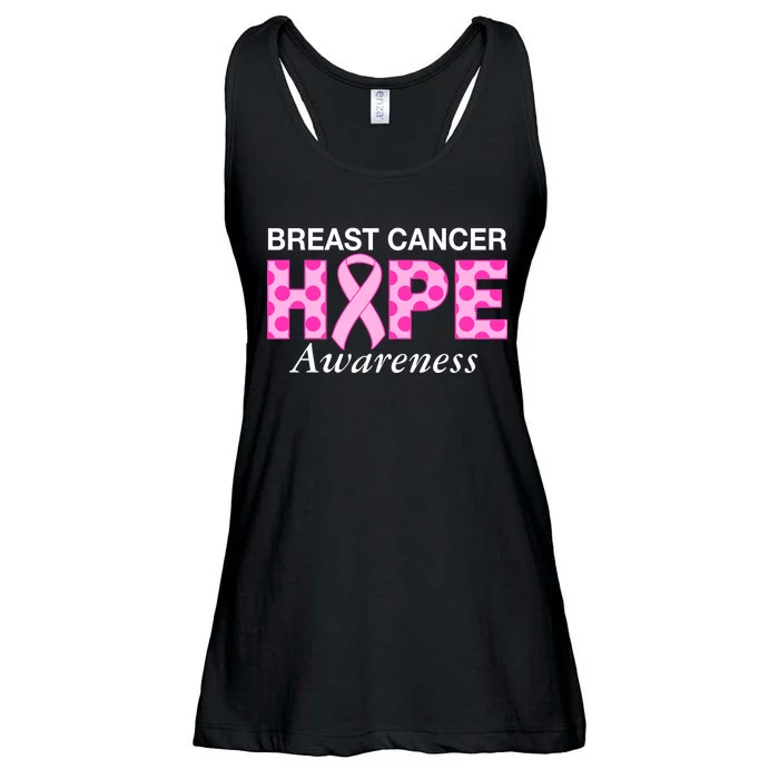 Hope Breast Cancer Awaraness Ladies Essential Flowy Tank