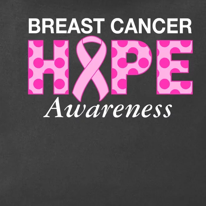 Hope Breast Cancer Awaraness Zip Tote Bag