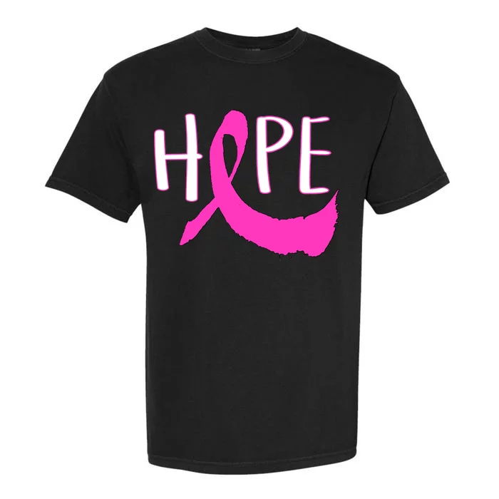 Hope Breast Cancer Awareness Logo Garment-Dyed Heavyweight T-Shirt