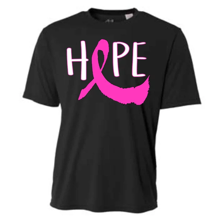 Hope Breast Cancer Awareness Logo Cooling Performance Crew T-Shirt