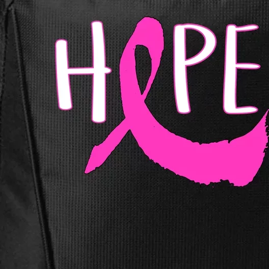 Hope Breast Cancer Awareness Logo City Backpack