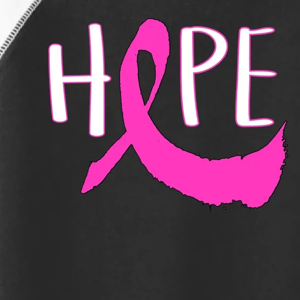 Hope Breast Cancer Awareness Logo Toddler Fine Jersey T-Shirt