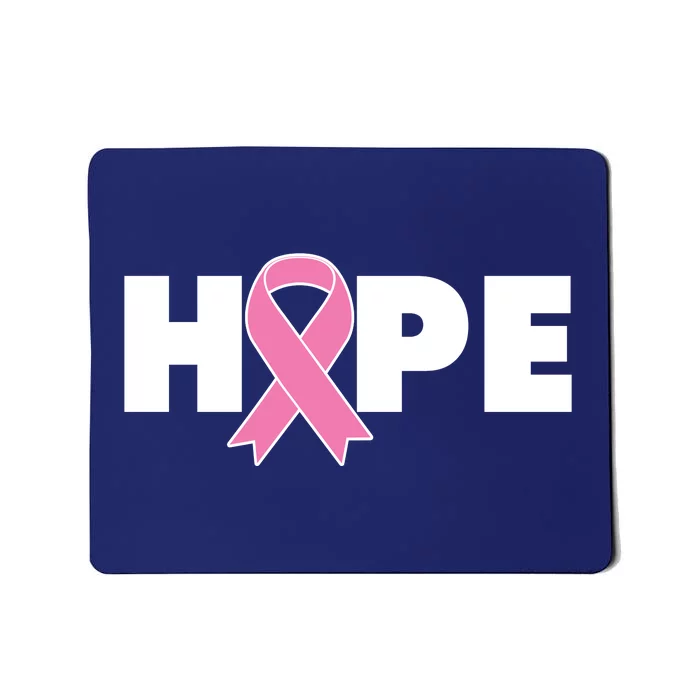 Hope Breast Cancer Awareness Ribbon Mousepad