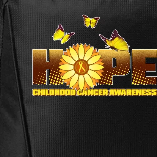 Hope Childhood Cancer Awareness City Backpack