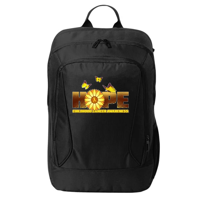 Hope Childhood Cancer Awareness City Backpack