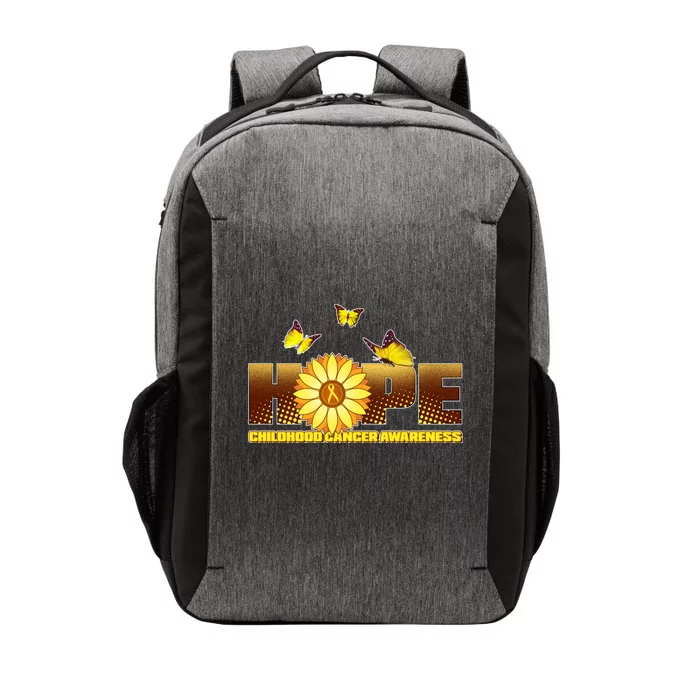 Hope Childhood Cancer Awareness Vector Backpack