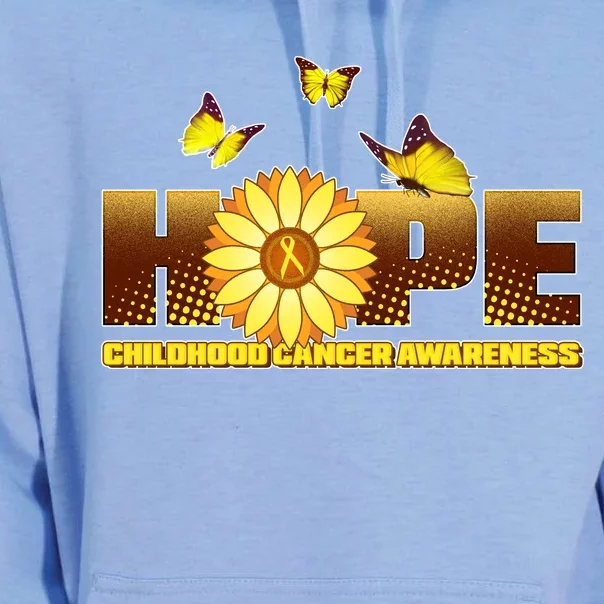 Hope Childhood Cancer Awareness Unisex Surf Hoodie