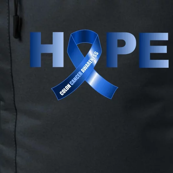 Hope Colon Cancer Awareness Fight Logo Daily Commute Backpack