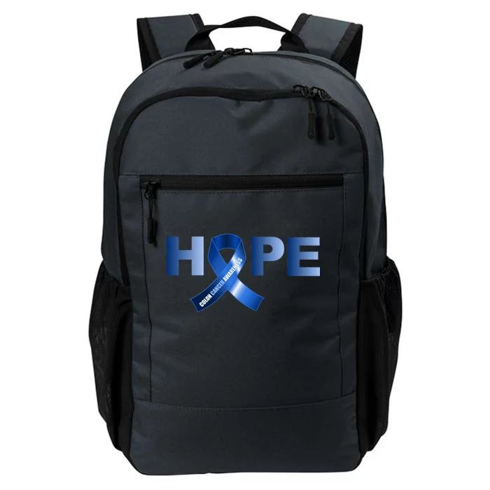 Hope Colon Cancer Awareness Fight Logo Daily Commute Backpack