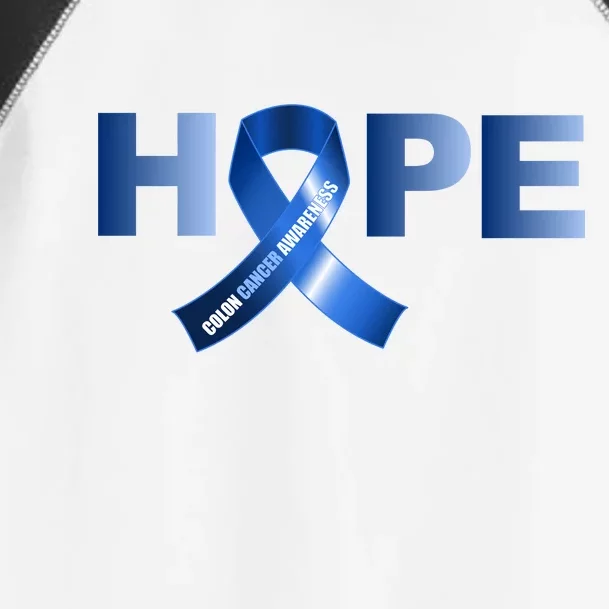 Hope Colon Cancer Awareness Fight Logo Toddler Fine Jersey T-Shirt