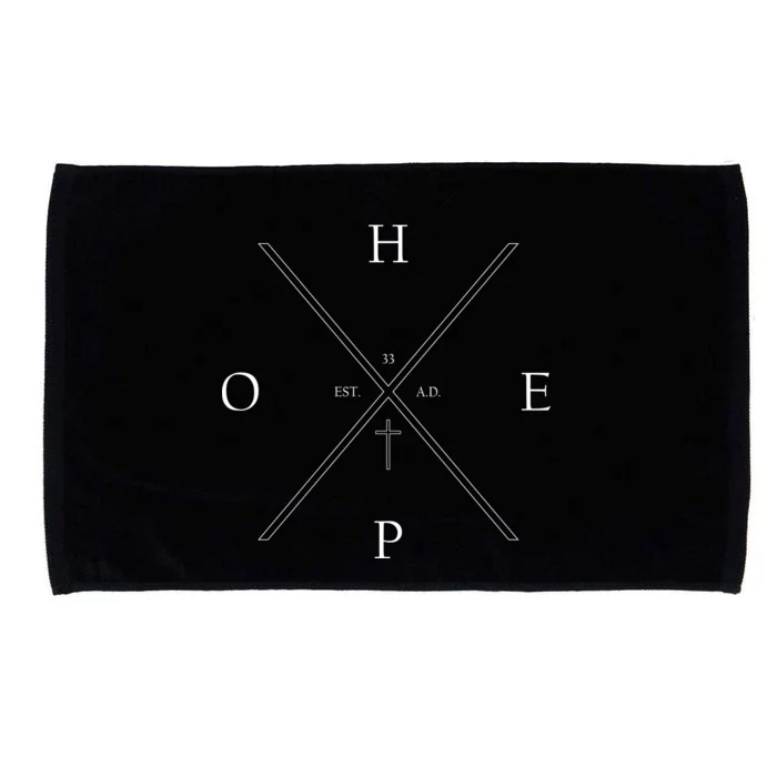 Hope Est. 33 AD Christian Microfiber Hand Towel