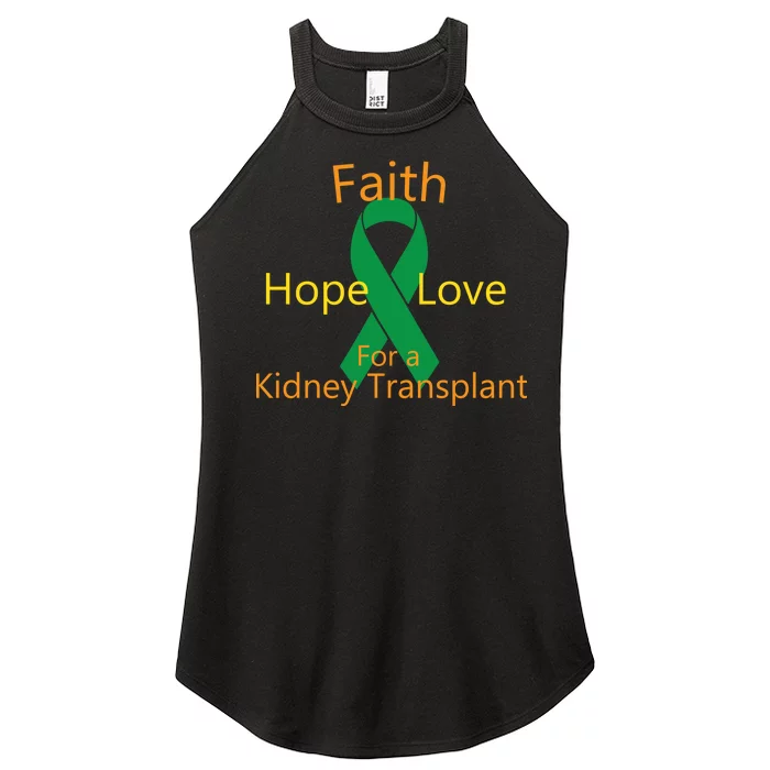 Hope Faith Love For A Kidney Transplant Women’s Perfect Tri Rocker Tank