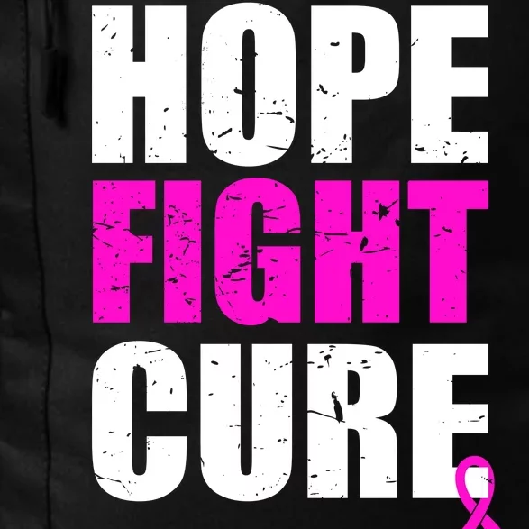 Hope Fight Cure Breast Cancer Daily Commute Backpack