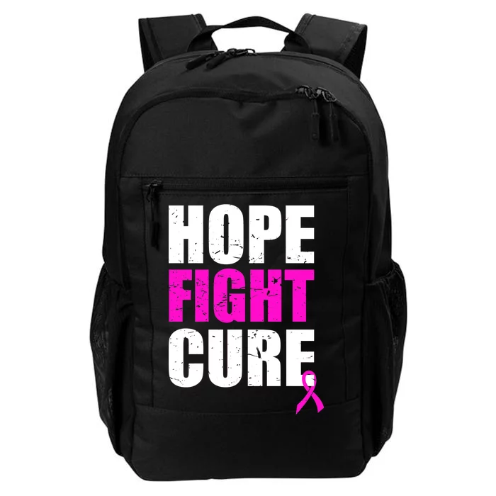 Hope Fight Cure Breast Cancer Daily Commute Backpack