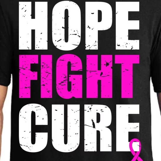 Hope Fight Cure Breast Cancer Pajama Set