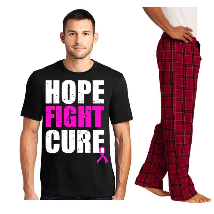 Hope Fight Cure Breast Cancer Pajama Set