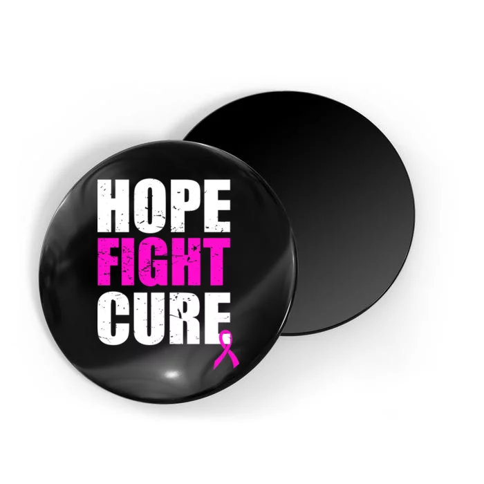 Hope Fight Cure Breast Cancer Magnet