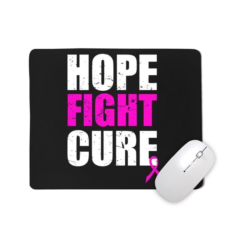 Hope Fight Cure Breast Cancer Mousepad