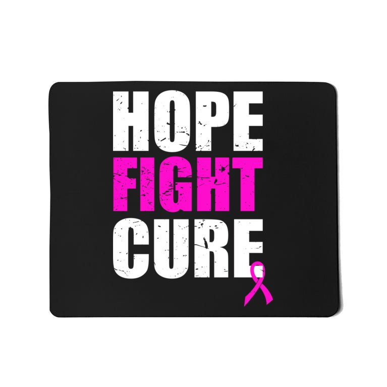 Hope Fight Cure Breast Cancer Mousepad