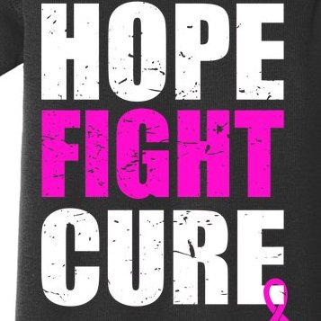 Hope Fight Cure Breast Cancer Baby Bodysuit